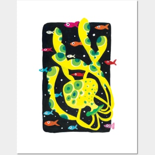 Jelly fish or Octopus? Posters and Art